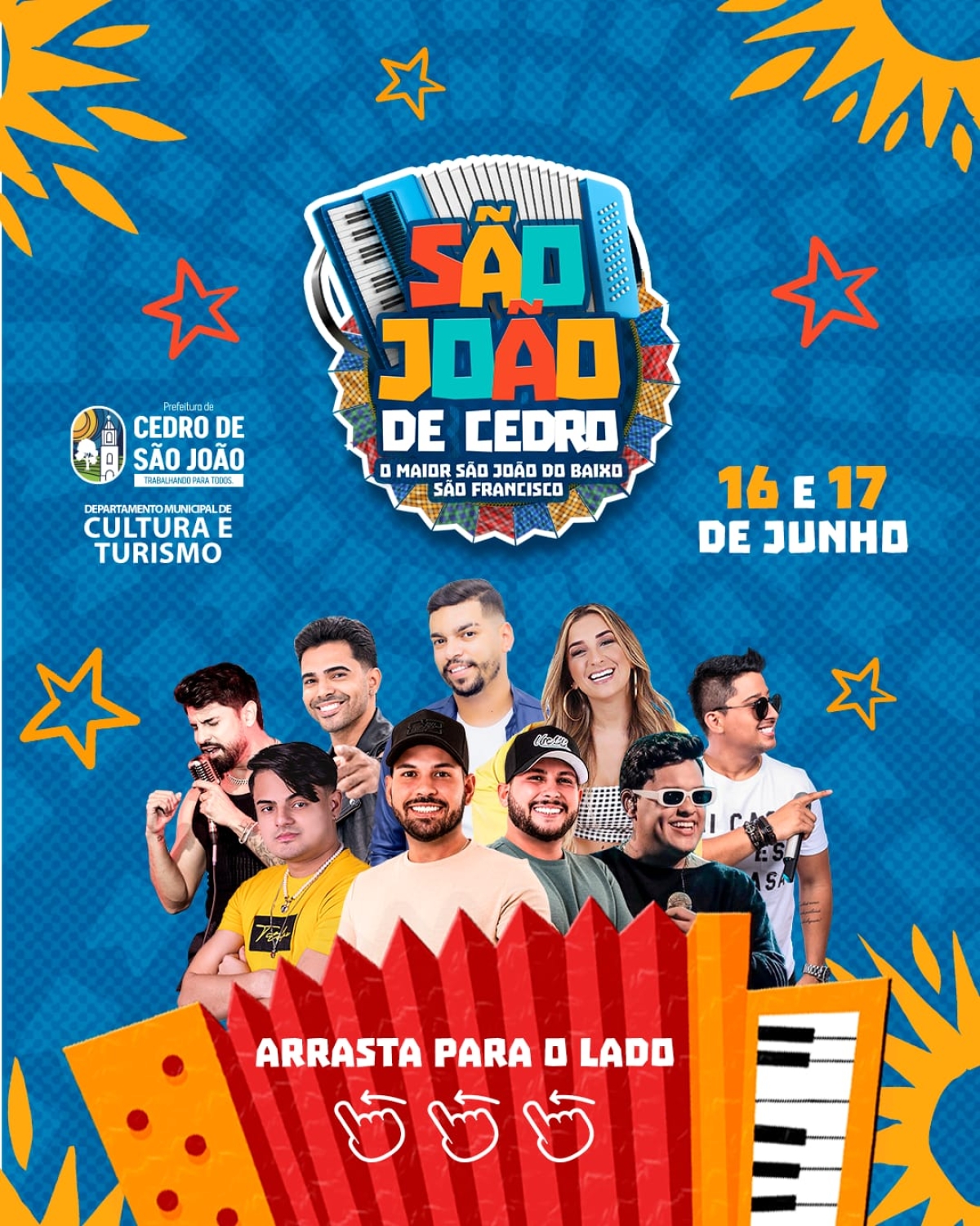 Cedro de São João se prepara para o Maior São João do Baixo São Francisco - Foto: Divulgação/ASCOM/PMC
