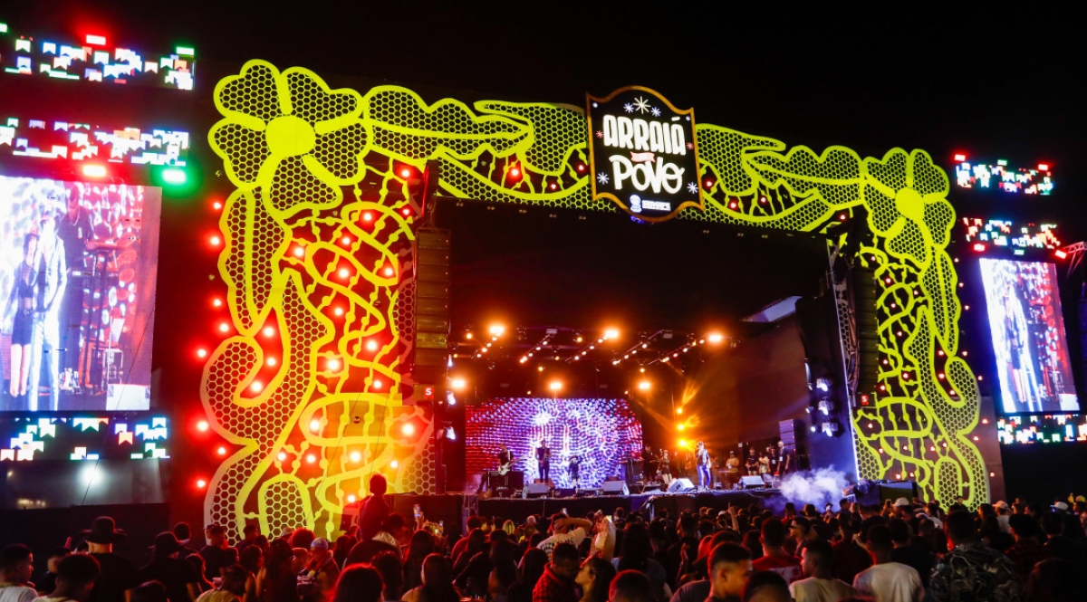 Palco do Arraiá do Povo - Foto: Diego Souza