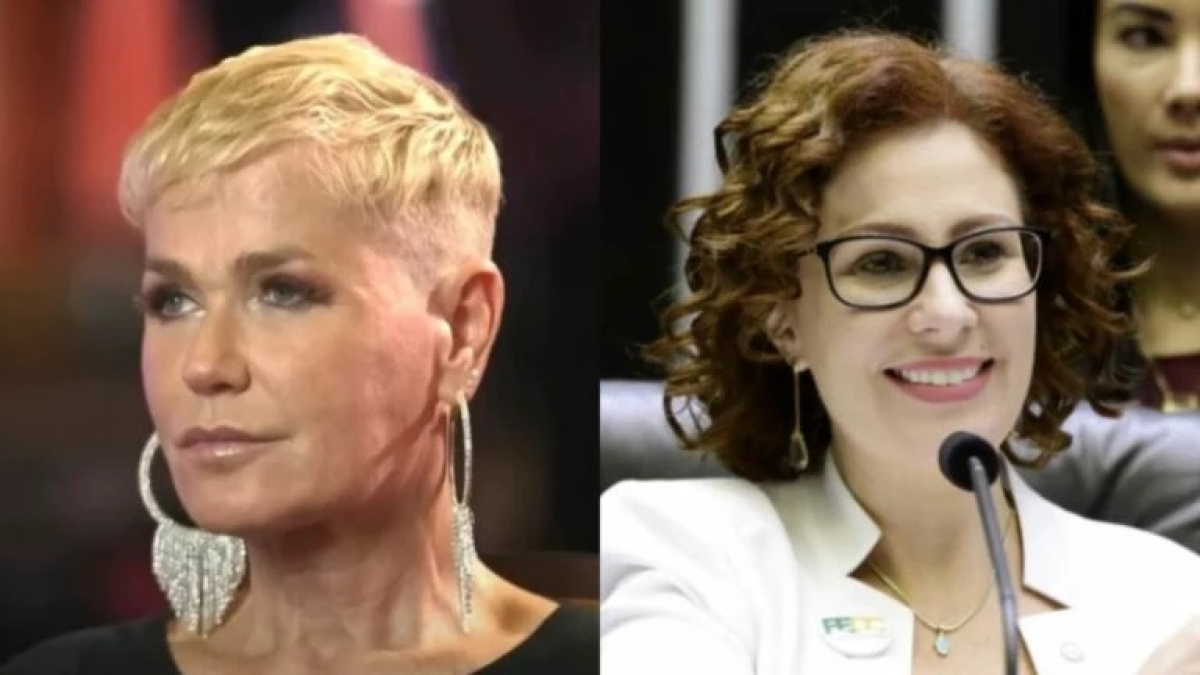 Xuxa e Carla Zambelli - Foto: Reprodução/TV Globo; Foto: Najara Araujo/Câmara dos Deputados