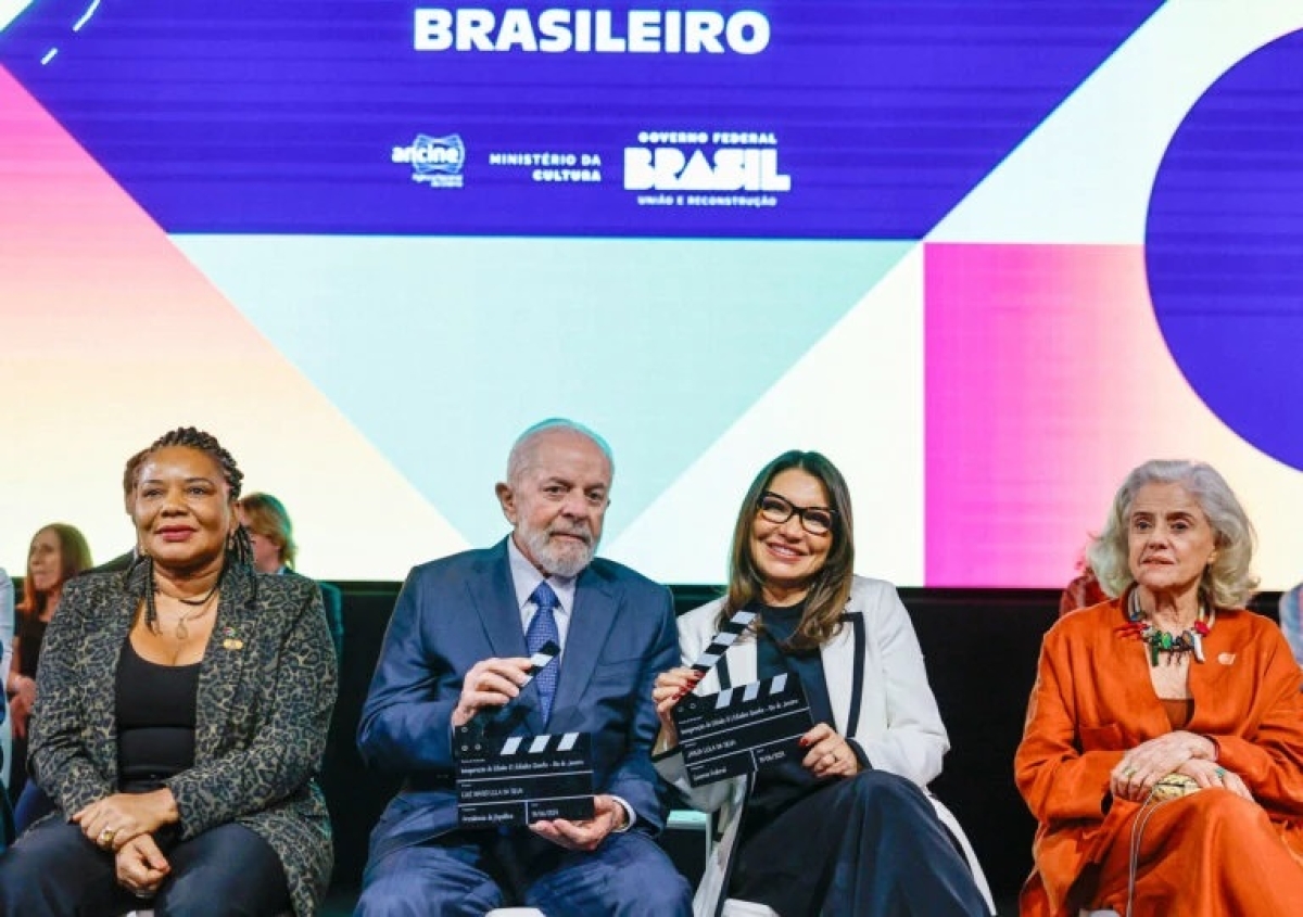 Ato em homenagem ao Dia do Cinema Brasileiro - Foto: Ricardo Stuckert / PR
