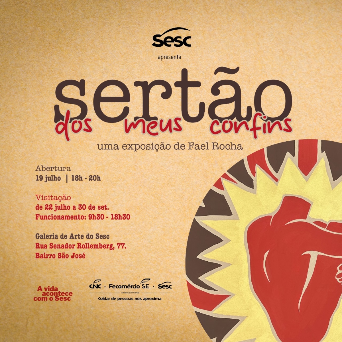 "Sertão dos Meus Confins" entra em cartaz na Galeria de Arte Sesc - Foto: Comunicação Sesc/Divulgação
