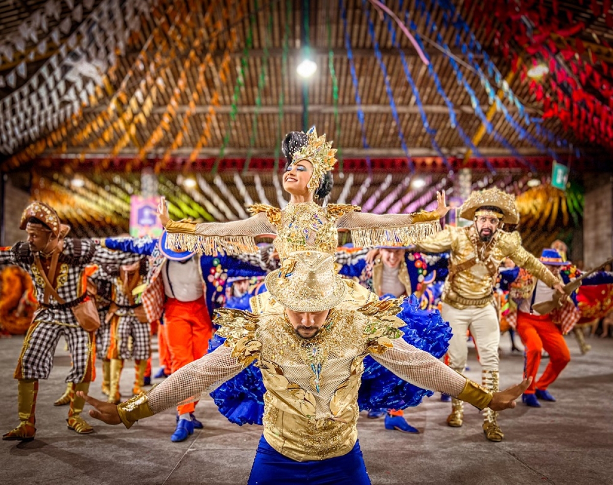 Sergipanos abrem disputa no Campeonato Brasileiro de Quadrilhas Juninas - Foto: Funcap
