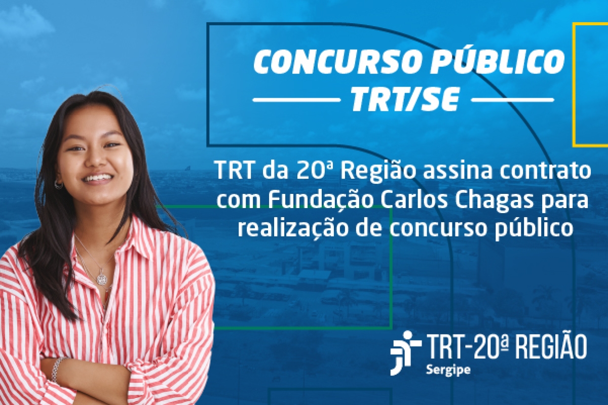 TRT/SE assina contrato com Fundação Carlos Chagas para realização de concurso público - Foto: TRT20 Sergipe/Divulgação
