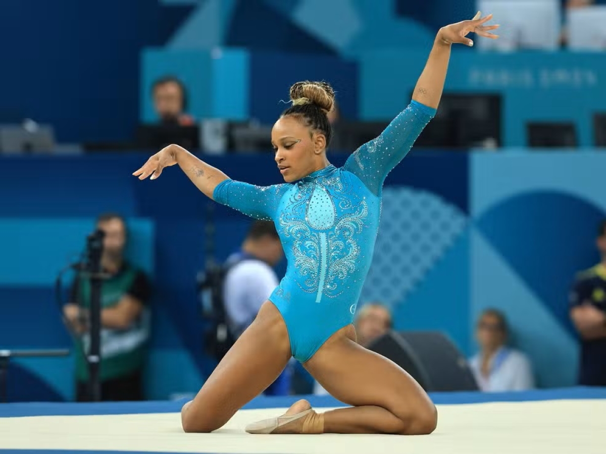 Rebeca Andrade leva o ouro no solo | Paris 2024 �?? Foto: Ricardo Bufolin/CBG