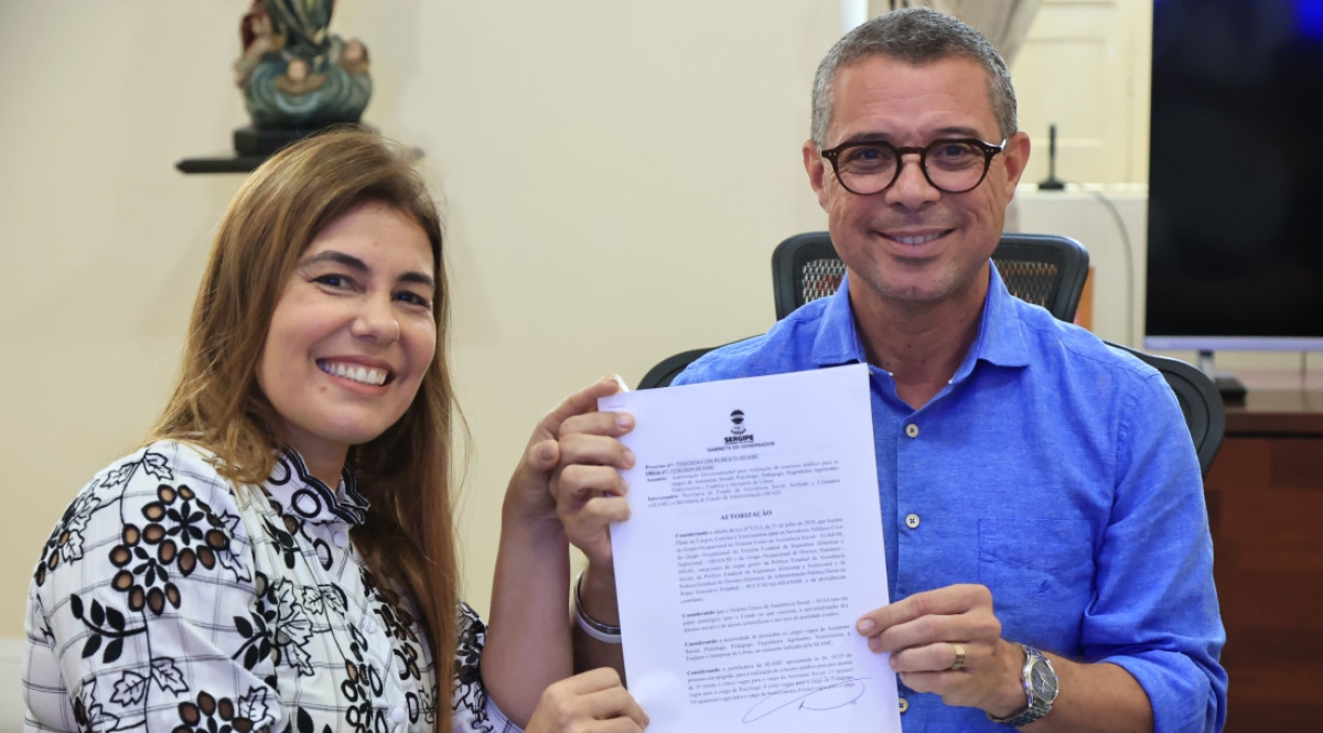Governo do Estado autoriza realização de concurso para Sistema �?nico de Assistência Social Sergipe - Foto: André Moreira/Governo de Sergipe
