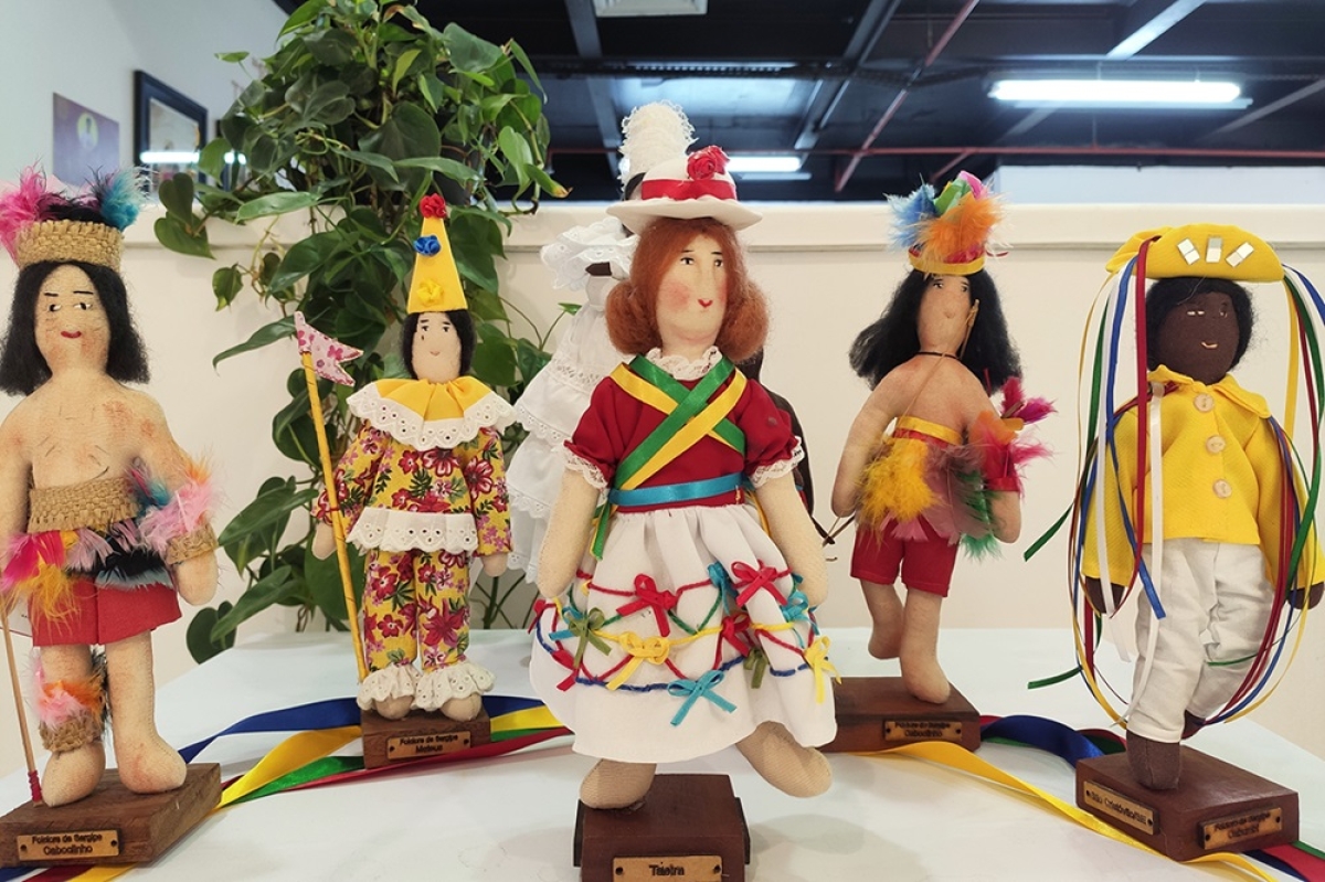 Exposição coletiva homenageia o folclore sergipano - Foto: Arquivo Shopping Jardins