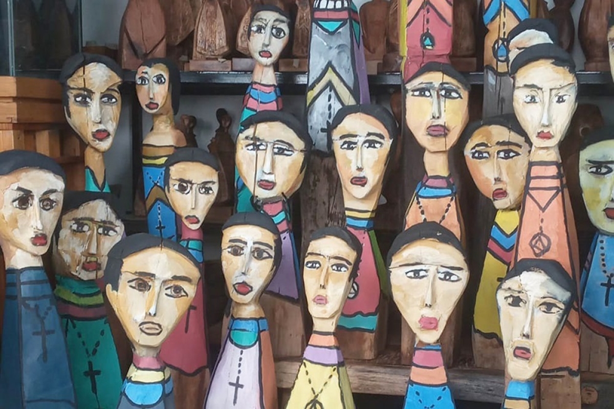 Série de esculturas "Os Guardiões" do artista Anselmo Rodrigues - Foto: Arquivo SADA
