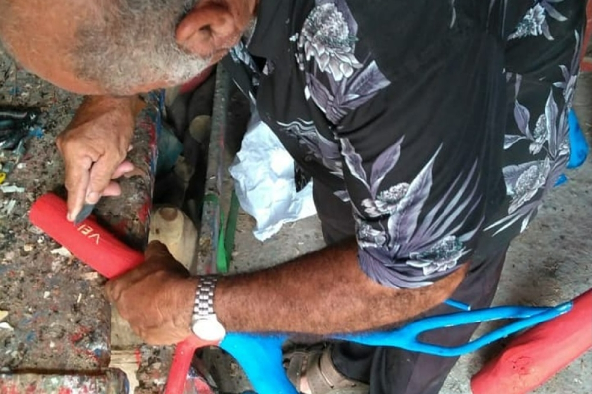 O artista Véio - Foto: Arquivo pessoal do artista
