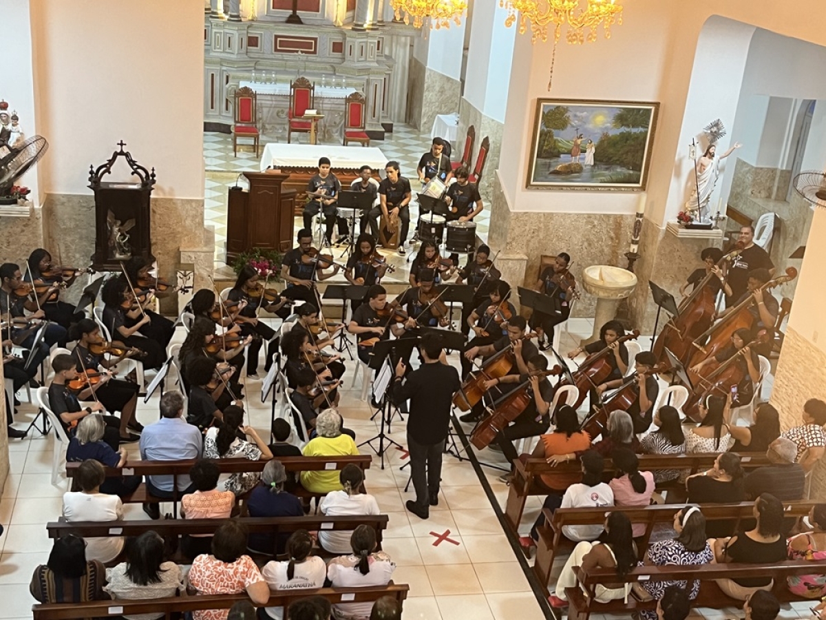 Circuito musical "Destino Sergipe" da Orquestra Jovem de Sergipe segue acontecendo em municípios sergipanos - Foto: Assessoria Orquestra Jovem de Sergipe
