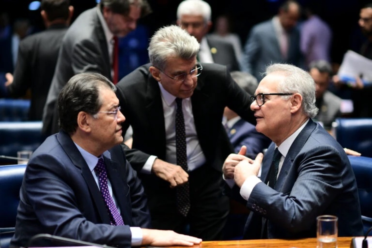 PF indiciou Eduardo Braga, Romero Jucá e Renan Calheiros - Foto: Pedro França/Agência Senado
