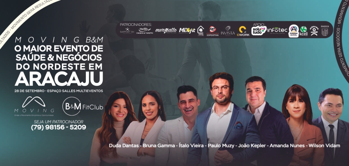 Moving Brasil 2024: saúde, bem-estar e carreira em Aracaju - Foto: Divulgação
