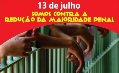 CUT/Sergipe convoca sindicatos para ato em defesa do ECA e contra Redu��o da Maioridade Penal (Foto: CUT/SE)