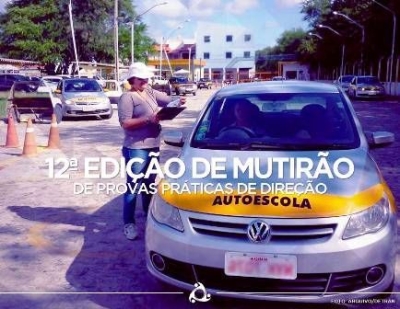 Mutir�o de prova pr�tica do Detran/SE ser� realizado dia 16 de julho (Foto: Detran/SE)