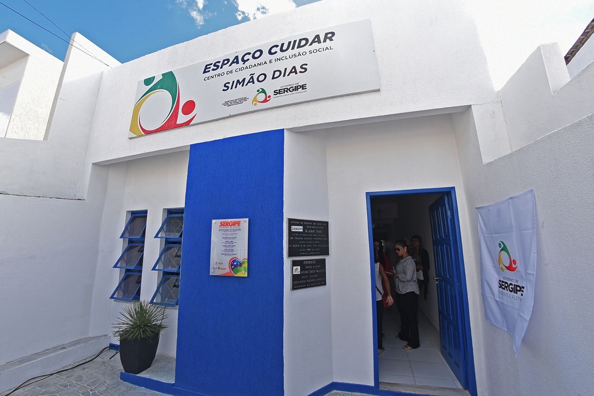 Belivaldo Chagas inaugura Espa�o Cuidar e assina ordem de servi�o em Sim�o Dias (Foto: Marcelle Cristinne/ASN)