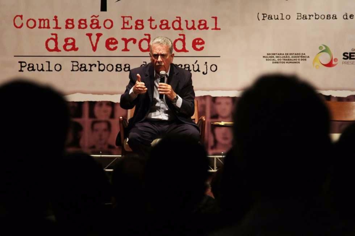 Benedito de Figueiredo revela mem�rias � Comiss�o Estadual da Verdade (Foto: Pritty Reis)