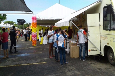 Unidade M�vel Fique Sabendo realizou 192 testes r�pidos durante o Movimento Solid�rio (Foto: SES/SE)