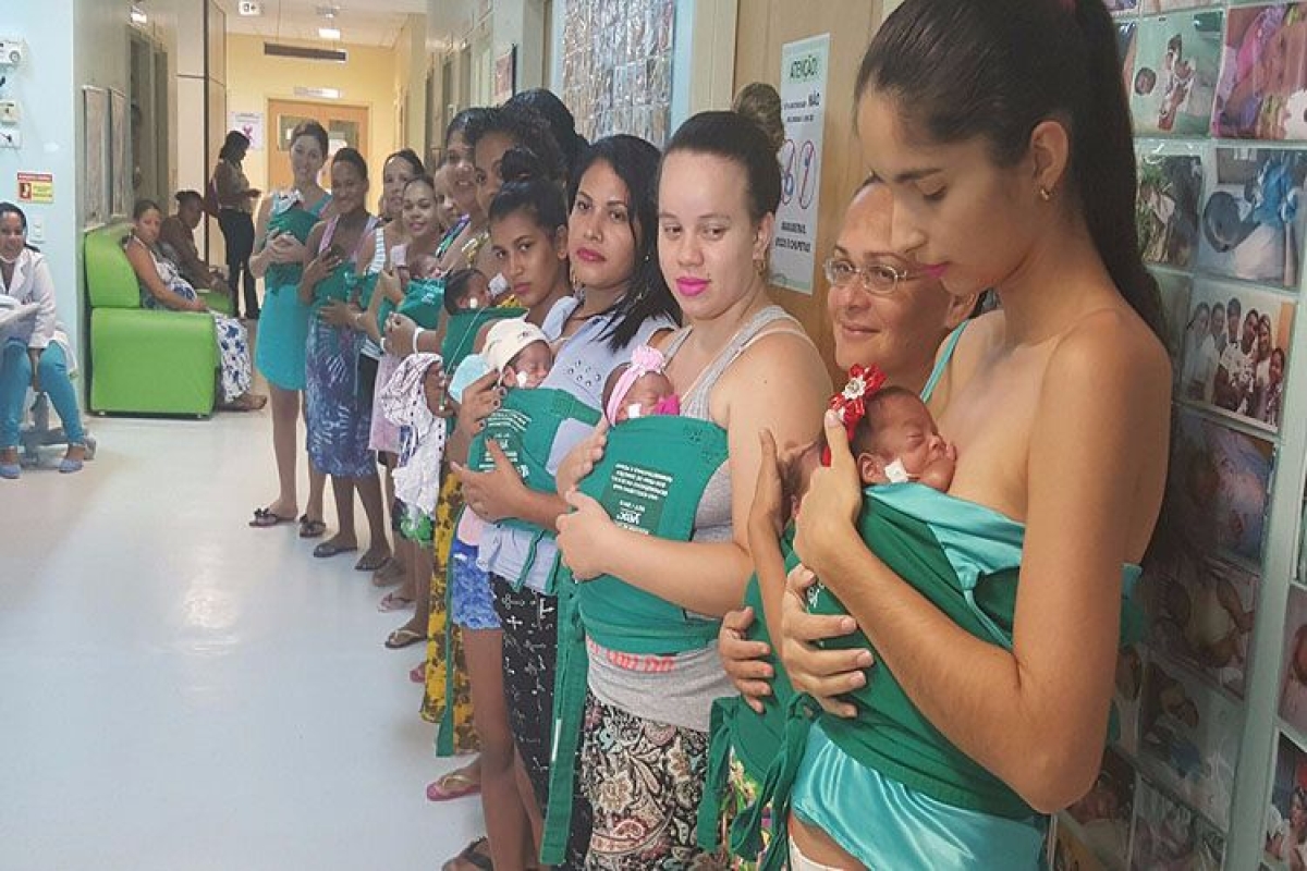 M�todo Canguru oferece qualidade de vida aos rec�m-nascidos da Maternidade Nossa Senhora de Lourdes (Foto: SES/SE)