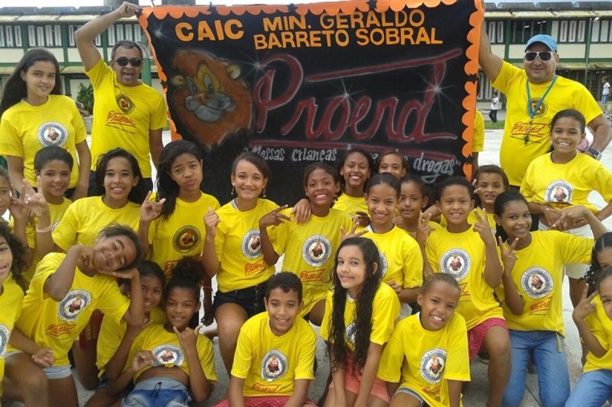 O evento teve o intuito de promover a integra��o entre as turmas (Foto: SSP/SE)