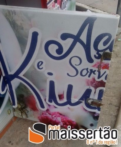 Com�rcio � arrombado durante a madrugada em Monte Alegre (Foto: Portal Mais Sert�o)