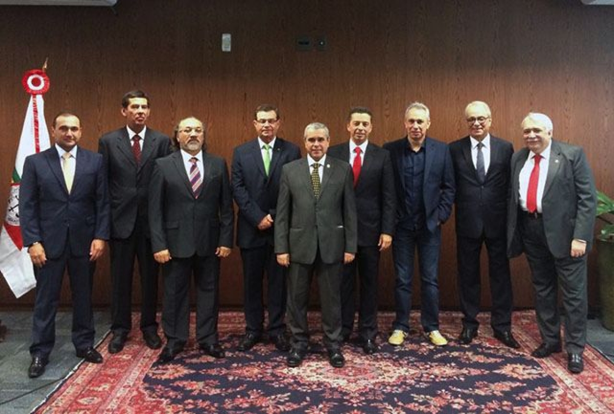 Presidente do TJ/Sergipe assina ades�o ao Sistema Eletr�nico de Informa��es (SEI) (Foto: TJ/SE)