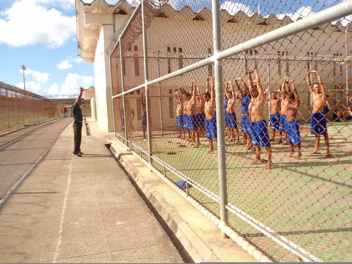 Rotina de internos do Compajaf muda ap�s atividades f�sicas (Foto: Sejuc/SE)