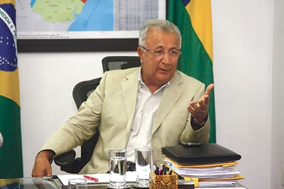 Governador contou que, neste domingo, recebeu liga��o do presidente interino Michel Temer comunicando um atendimento ao pleito feito na �ltima quinta-feira, 11, no Minist�rio da Integra��o (Foto: Arquivo/ASN)