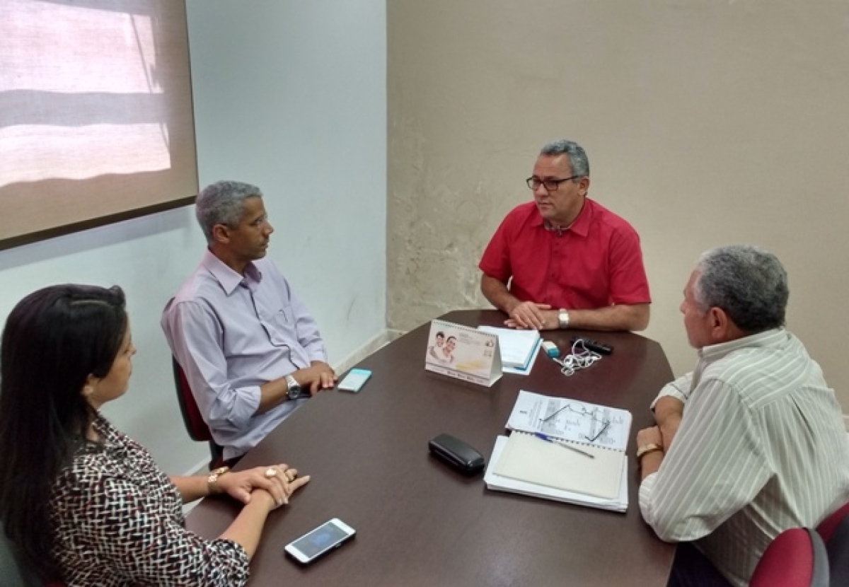 Secret�rio alinha a��es para dar celeridade � implanta��o do Plano Estadual de Res�duos S�lidos (Foto: Semarh/SE)