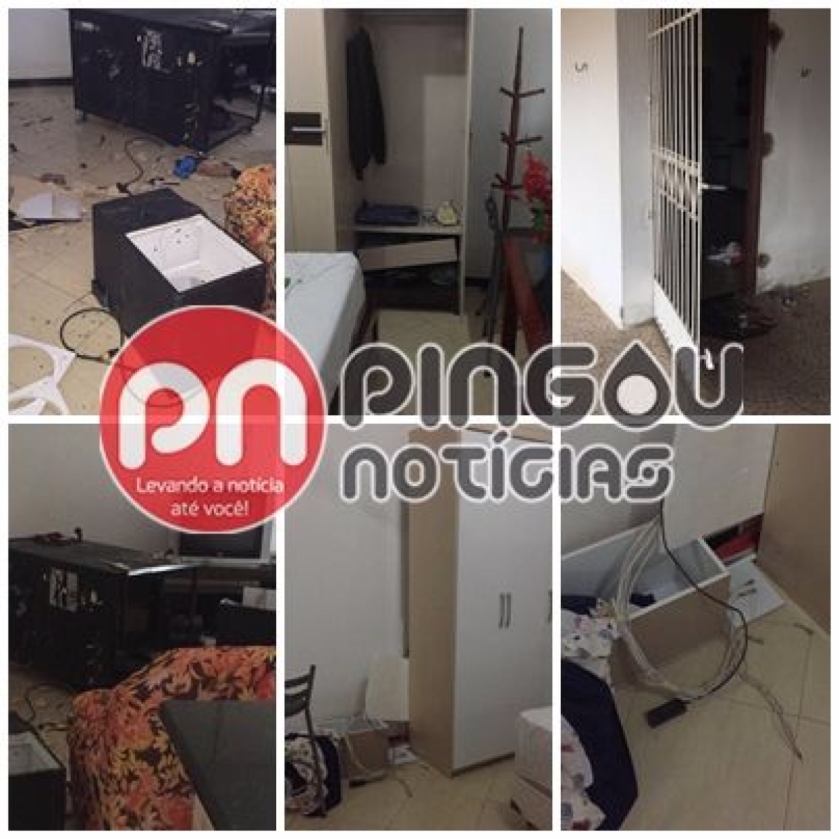 Mais uma resid�ncia � arrombada durante a madrugada em Gl�ria (Imagem: Pingou Not�cias)