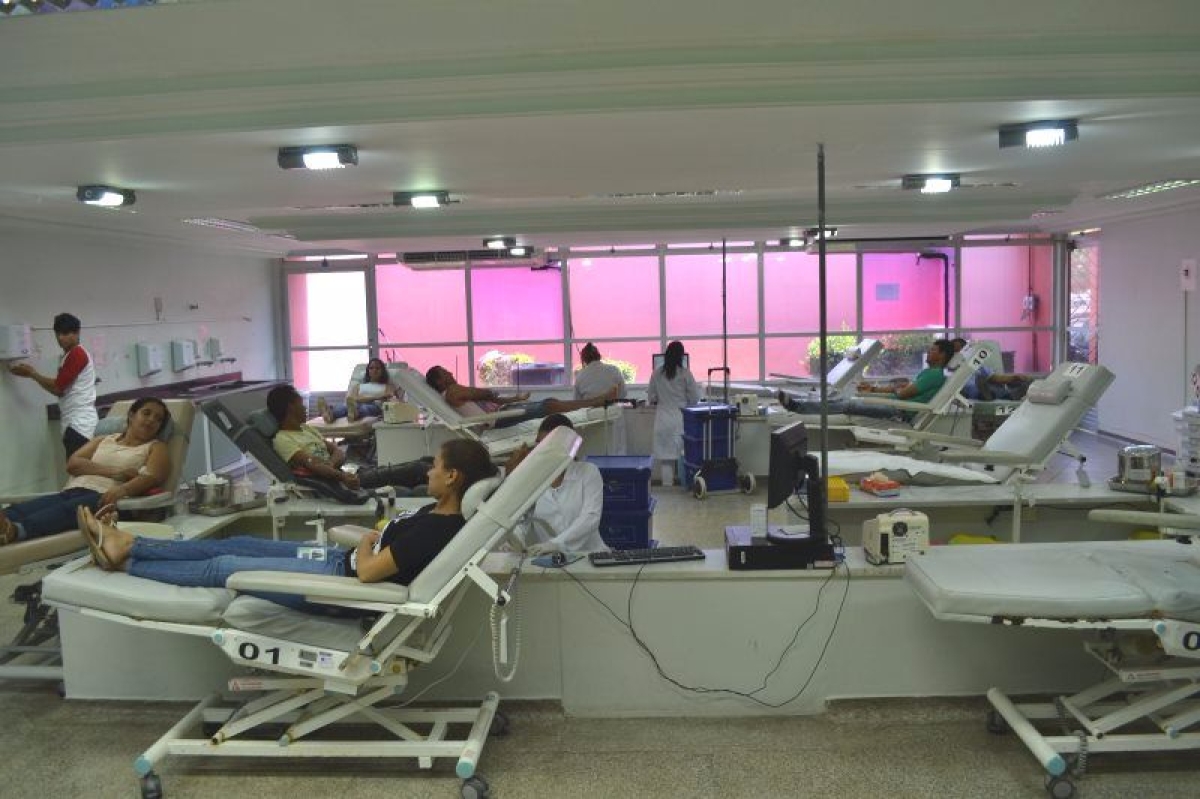 Hemose refor�a import�ncia de alimentos ricos em ferro para o doador de sangue (Imagem: SES/SE)