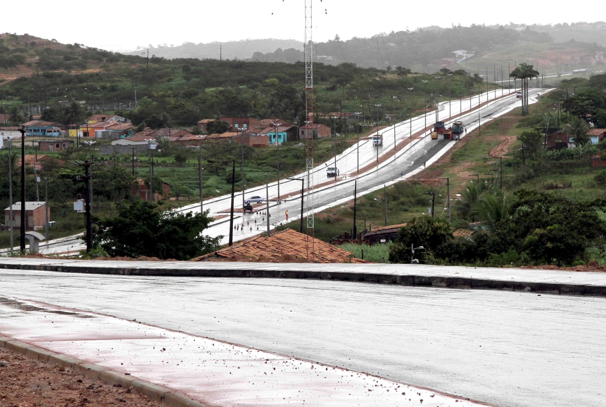 Novo acesso a Aracaju pela BR-235 est� com tr�nsito liberado (Imagem: Jorge Henrique/ASN)