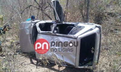 Uma pessoa morre e quatro ficam feridas em grave acidente no Alto Sert�o (Imagem: Pingou Not�cias)