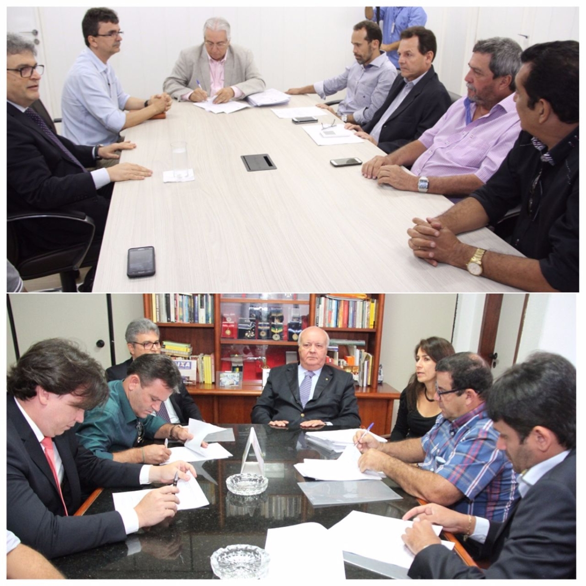 As novas ades�es � a��o da Corte de Contas fazem parte das �reas de atua��o dos conselheiros Luiz Augusto Ribeiro e Carlos Pinna de Assis (Imagem: Cleverton Ribeiro/TCE/SE)