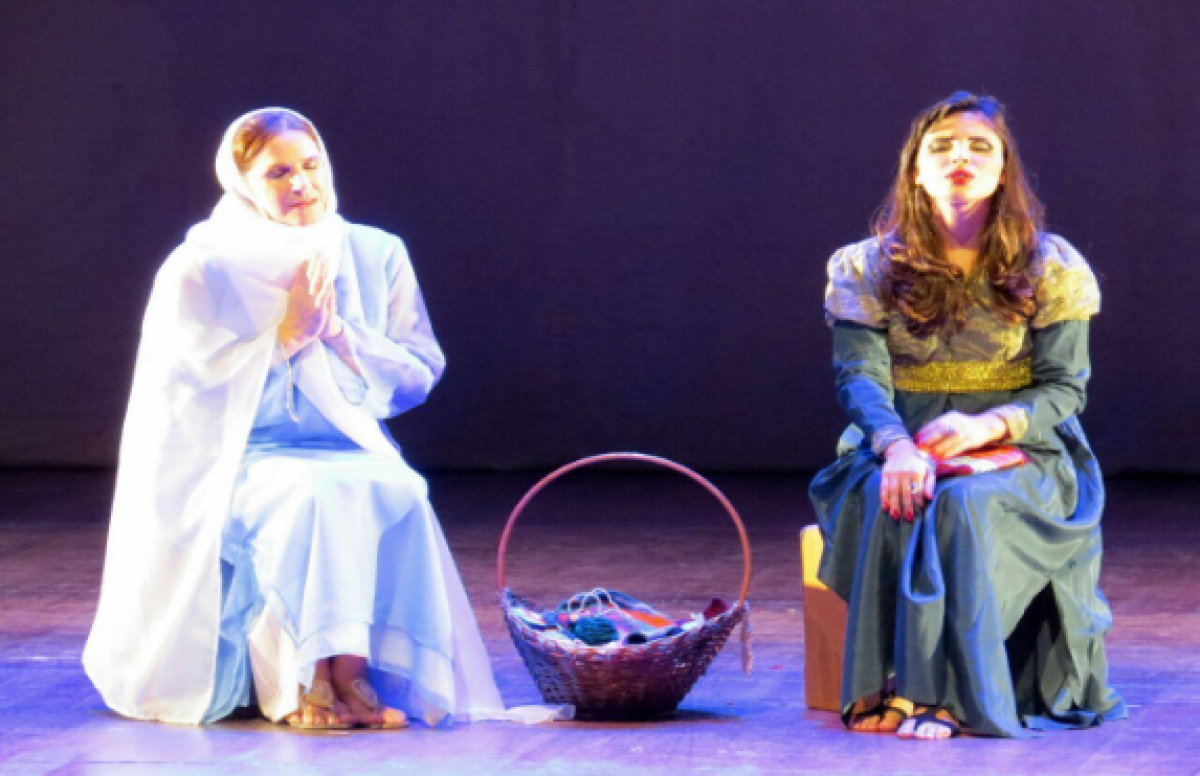 Espet�culo 'Duas Marias' se apresenta no Teatro Atheneu (Foto: Divulga��o)