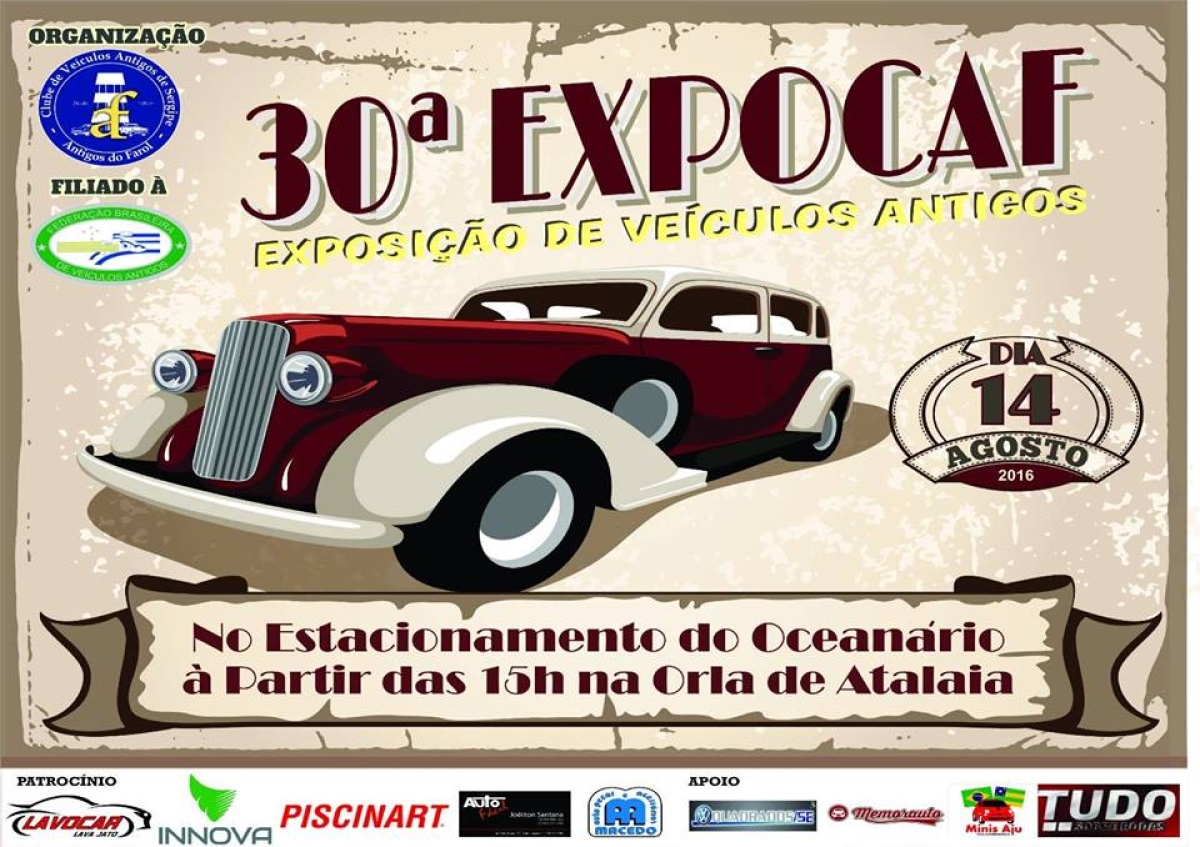 O Clube dos Carros Antigos de Aracaju realizar� a 30� Expocaf (Foto: Divulga��o/Assessoria do Evento)