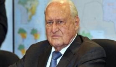 Jo�o Havelange foi internado no Hospital Samaritano, em Botafogo, para tratar de uma pneumonia, no in�cio de julho (Foto: Arquivo/Ag�ncia Brasil)
