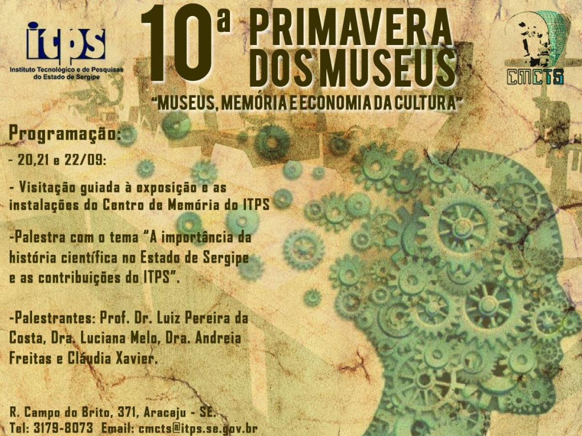 Centro de Mem�ria do ITPS ter� programa��o especial para a Primavera dos Museus(Imagem: Divulga��o/ITPS)