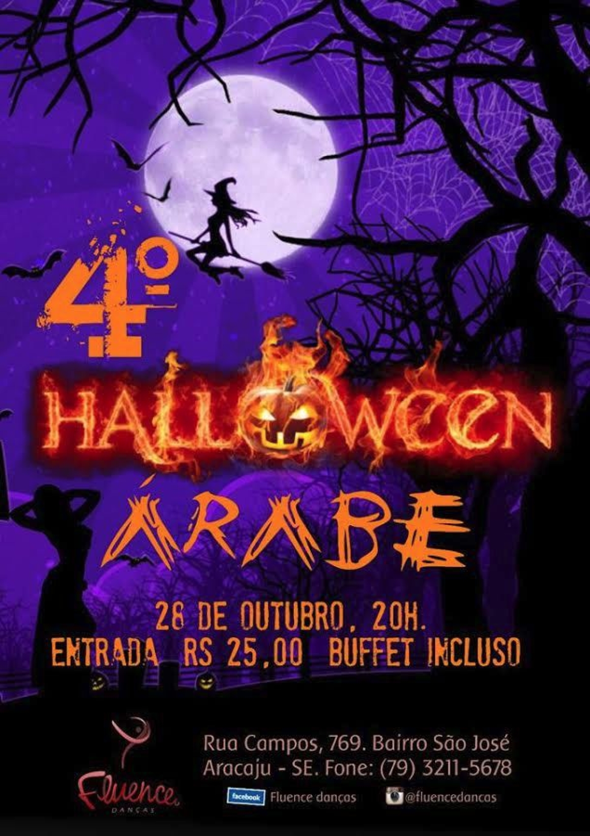 Halloween dan�ante da Fluence Dan�as (Imagem: Divulga��o/Assessoria do Evento)