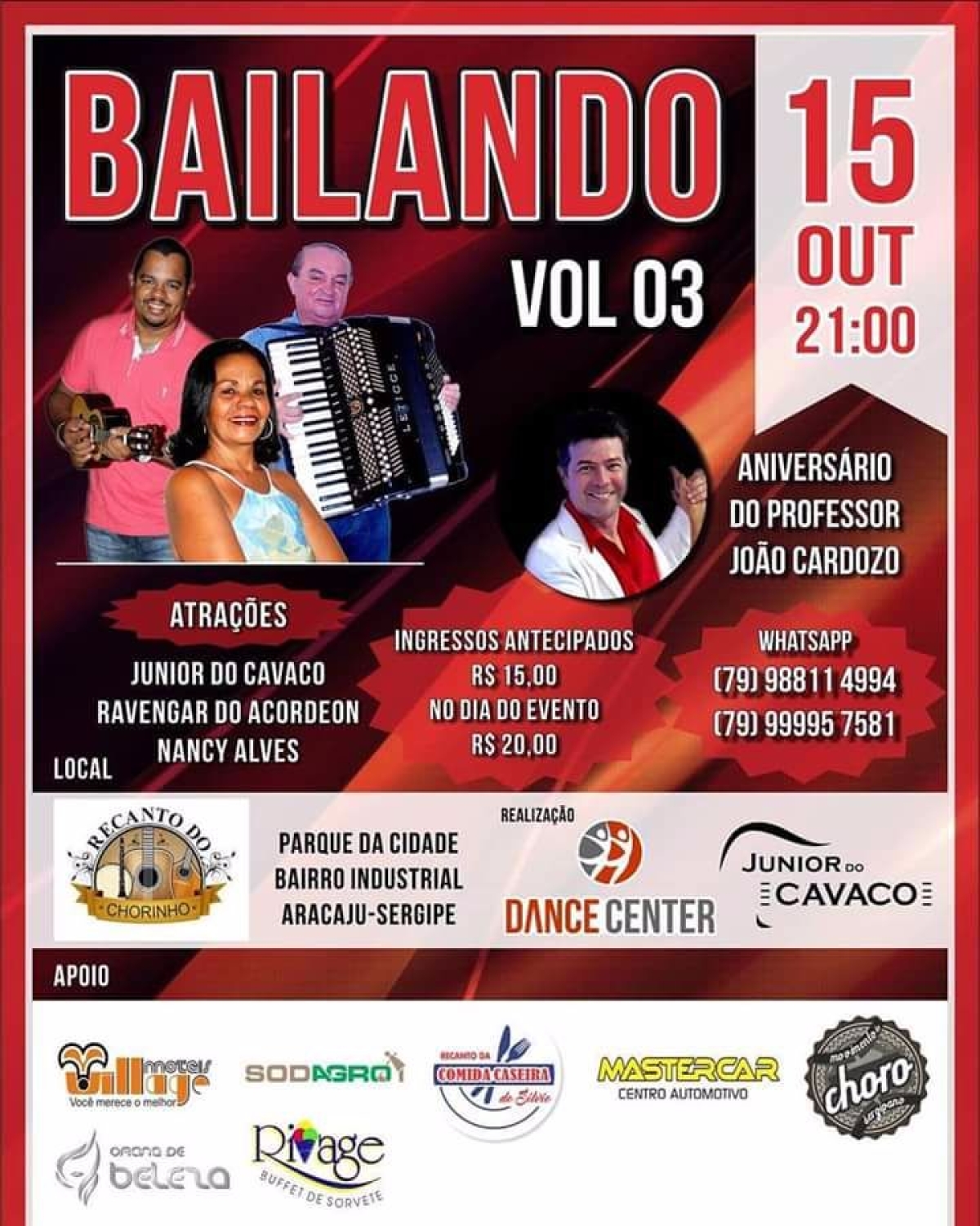 O Bar e Restaurante Recanto do Chorinho ser� palco de mais uma Edi��o do Projeto Bailando (Imagem: Divulga��o/Assessoria do Evento)
