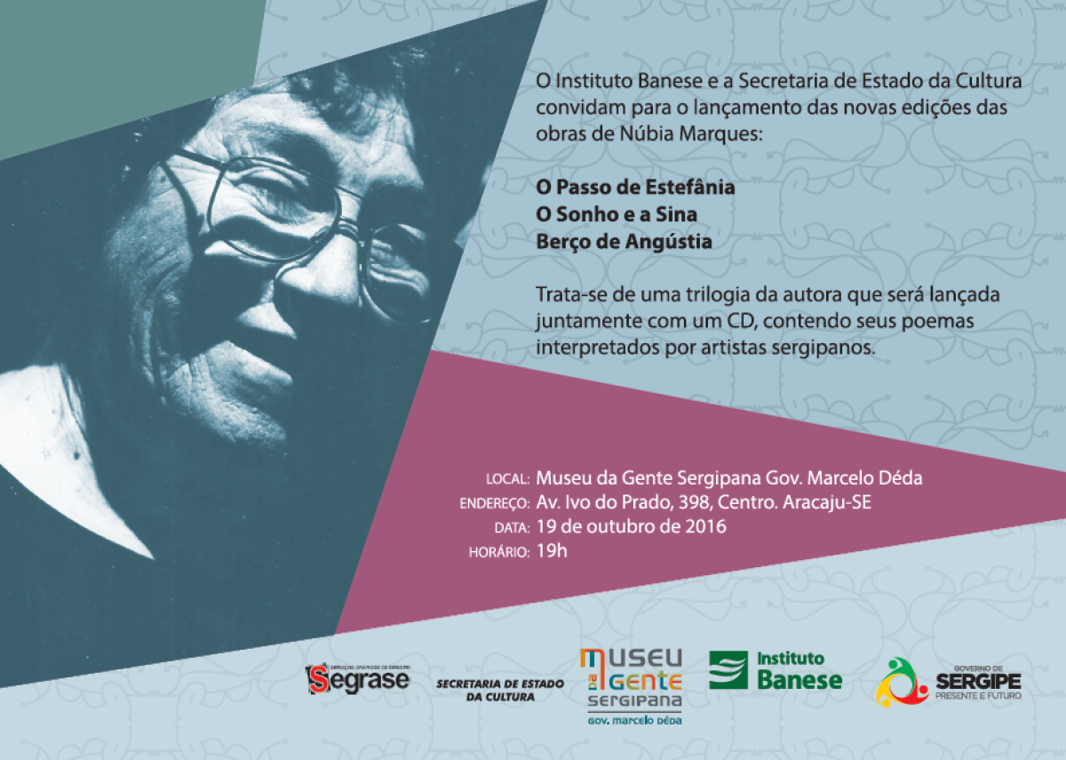 Instituto Banese lan�a novas edi��es de livros de N�bia Marques (Imagem: Divulga��o/Museu da Gente Sergipana)