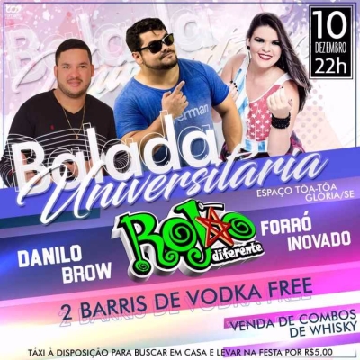 Balada Universit�ria acontecer� em Gl�ria (Imagem: Divulga��o)