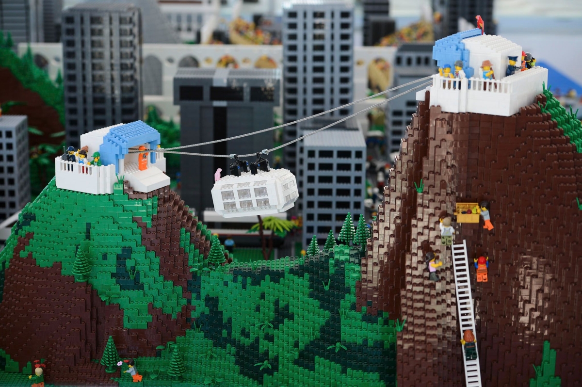 Dinamarca monta no Rio de Janeiro maior maquete de lego da Am�rica Latina (Foto: T�nia R�go/Ag�ncia Brasil)