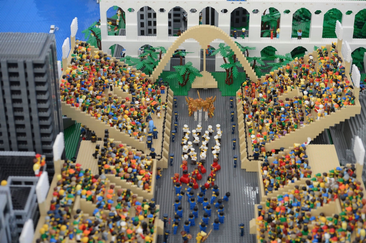 Dinamarca monta no Rio de Janeiro maior maquete de lego da Am�rica Latina (Foto: T�nia R�go/Ag�ncia Brasil)