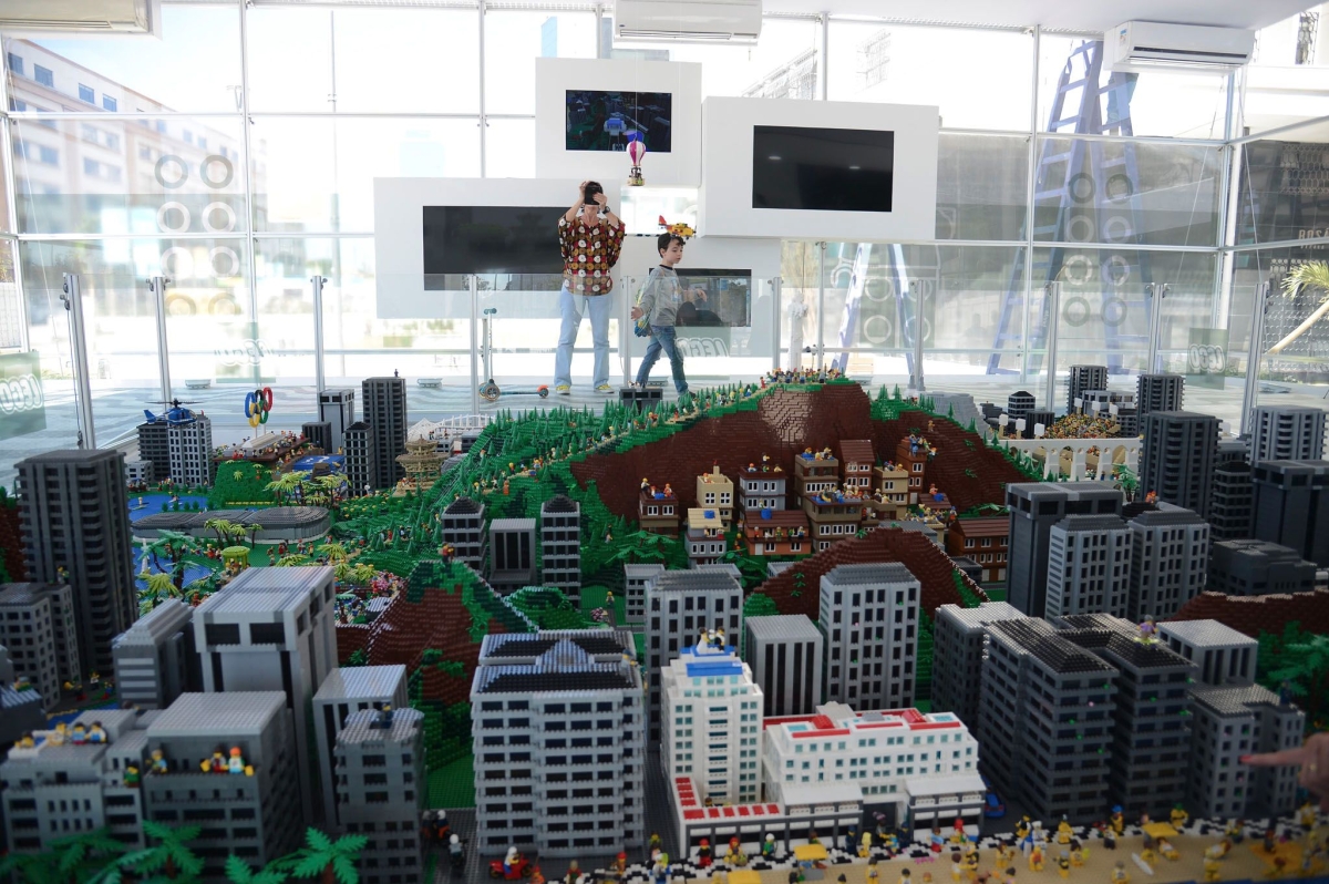 Dinamarca monta no Rio de Janeiro maior maquete de lego da Am�rica Latina (Foto: T�nia R�go/Ag�ncia Brasil)