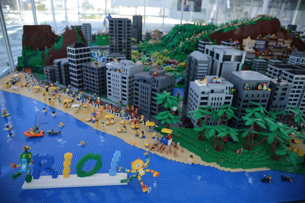 Dinamarca monta no Rio de Janeiro maior maquete de lego da Am�rica Latina (Foto: T�nia R�go/Ag�ncia Brasil)