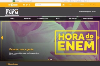 Terceiro Simulado Hora do Enem acontecer� em agosto (Foto: Reprodu��o/Hora do Enem/MEC)