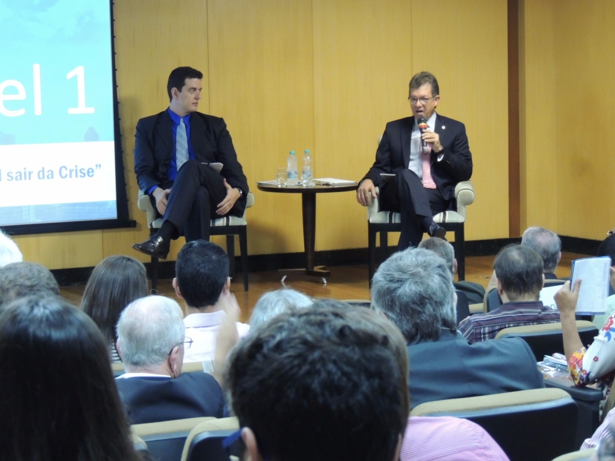 Vice-presidente da CNC aposta na rea��o do setor produtivo para o Brasil sair da crise (Foto: Assessoria Fecom�rcio/ES)