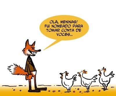 A raposa e as galinhas  ::  Por Jos� Lima Santana (Foto: reprodu��o/internet)