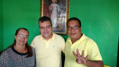 Divina Pastora: Luciano Pimentel, PSB, participa do lan�amento da pr�-candidatura de Cabelinho (Foto: Divulga��o/Assessoria Luciano Pimentel)