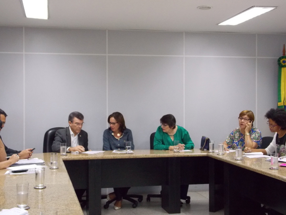 Presidente da Alese participa de reuni�o extraordin�ria da Frente Parlamentar em Defesa da Mulher (Foto: Ana Carolina/Ag�ncia Alese)