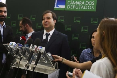 Rodrigo Maia, em entrevista, disse que pretende garantir qu�rum para as vota��es na C�mara no per�odo antes das elei��es municipais de outubro (Foto: Jos� Cruz/Ag�ncia Brasil)